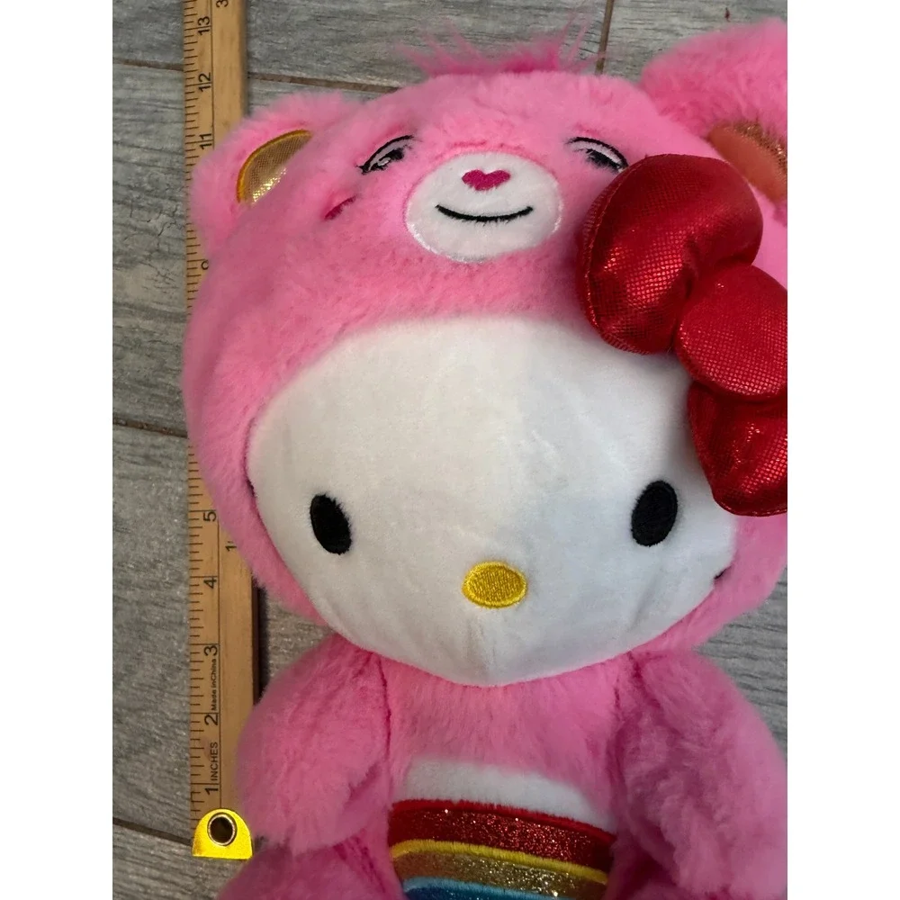 Sanrio Hello Kitty Care Bears Plush Cheer Bear Costume Rainbow Stuffed Animal